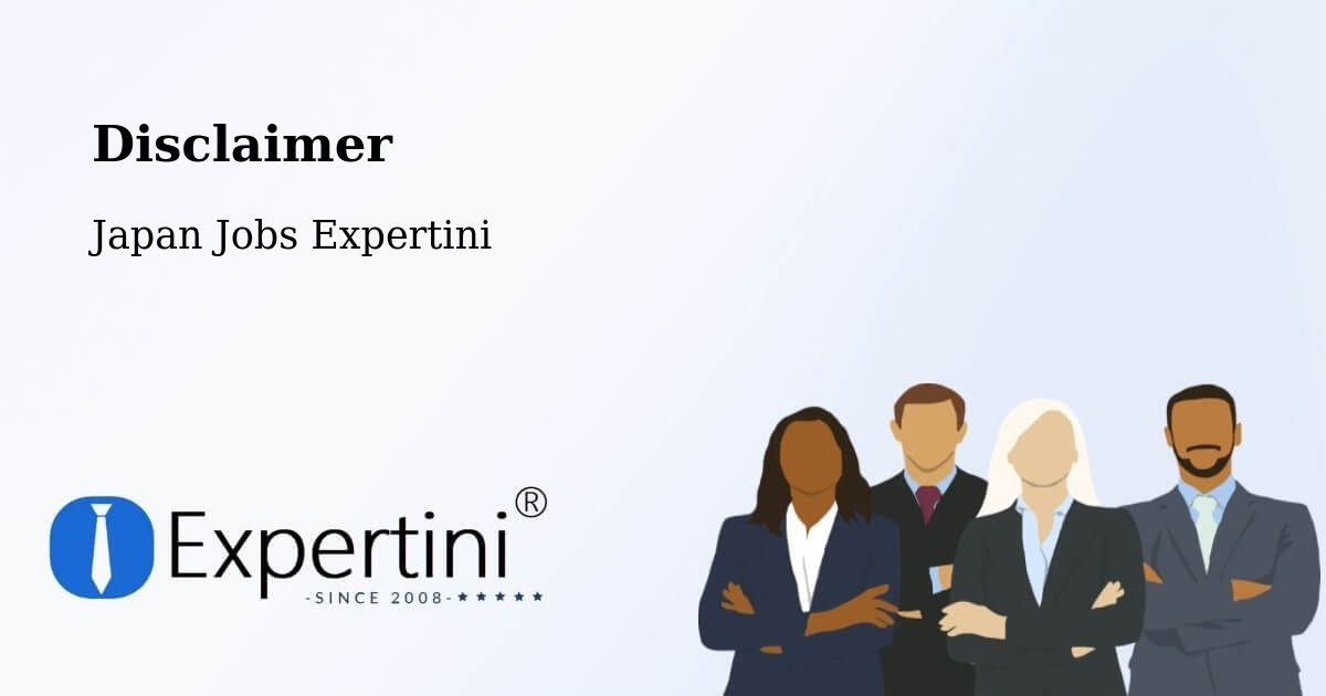 Disclaimer – Kōfu Shi - Japan Jobs Expertini