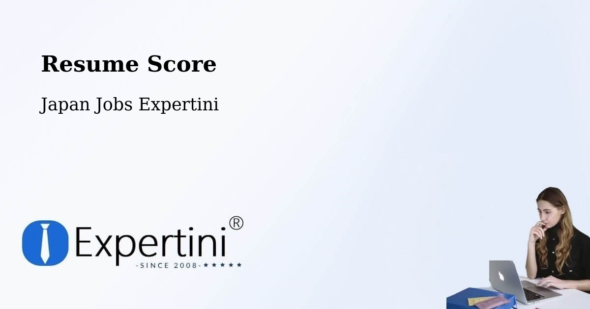 Resume Score & Job Description Match Tool – Kōfu Shi - Japan Jobs Expertini